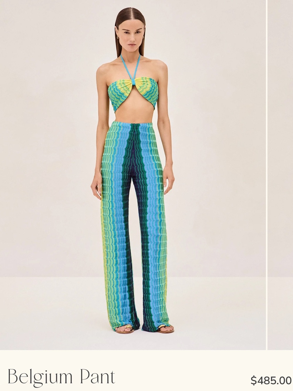 Alexis Belgium pant and Annaliese top in multi